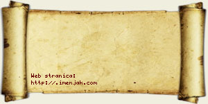 Dina Bakić vizit kartica